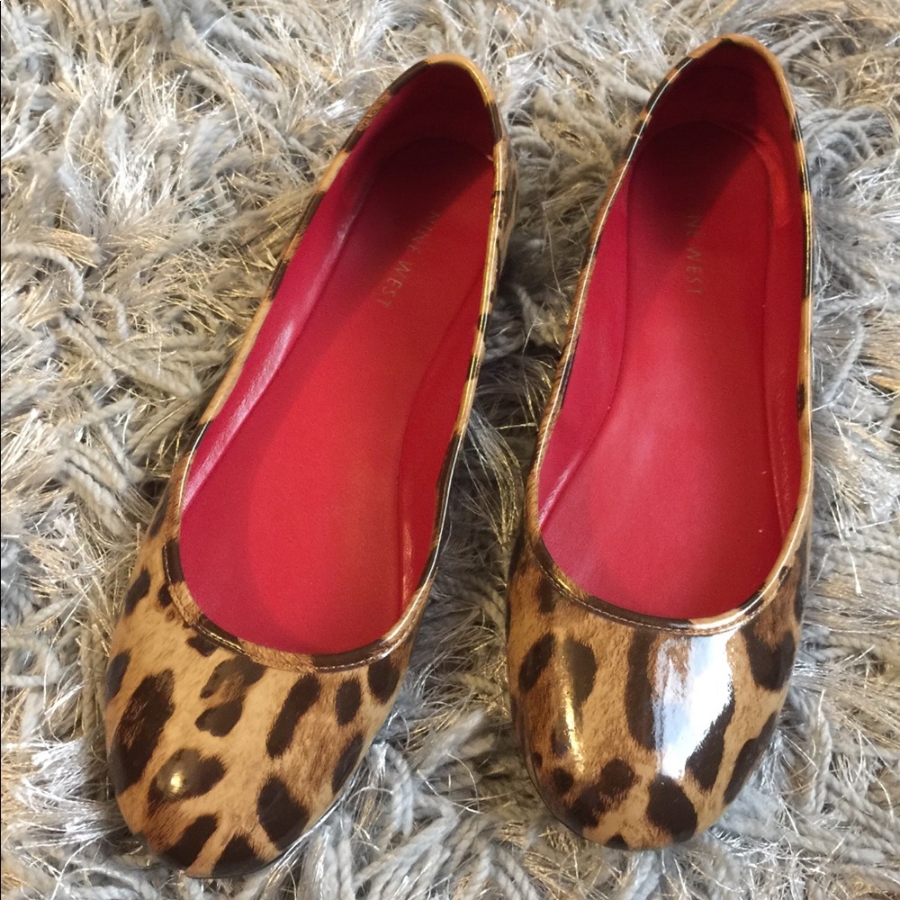 Nine West - Leopard Patten Leather - Size 8M